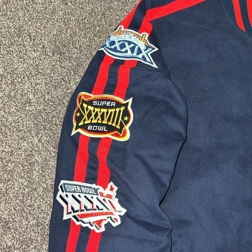 New England Patriots Super Bowl Champion Varsity Letterman Jacket Sz M